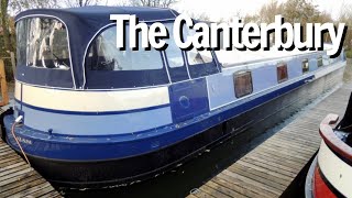 The Aqualine Canterbury Widebeam Boat  FULL INSIDE TOUR [upl. by Ellette]