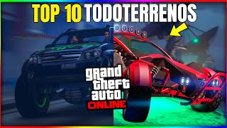 TOP 10 MEJORES VEHÍCULOS TODOTERRENOS que DEBES TENER en GTA5 ONLINE TOP OFFROADS GTA5 ONLINE [upl. by Belanger274]