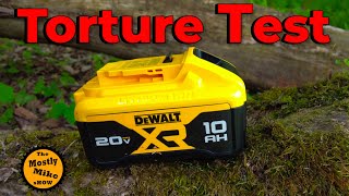 Torture Testing the Dewalt 20v 10ah Battery [upl. by Aelram]