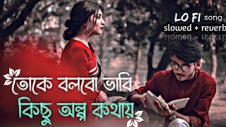 তোকে বলবো ভাবি কিছু অল্প কথায়  Amar Mon Tor paray  Lofi song  mamoni948 [upl. by Colan210]