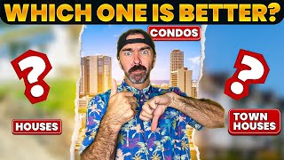 Condo vs House vs Townhouse  Which is Better For A First Time Home Buyer  Honolulu Real Estate [upl. by Issirk]