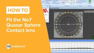 HowTo  Fit the No7 Quasar Sphere contact lens Studio 5 [upl. by Tayler]