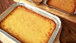 Cassava Cake Recipe  Meryendang Pinoy Recipe  Cassava cake using fresh cassava [upl. by Fleming481]