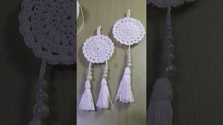 Mini Crochet Dream Catcher crochet diy shorts [upl. by Jalbert610]