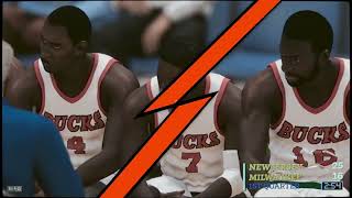 NBA2K24 MyLeague March 7th 1984 New Jersey Nets 4219 vs Milwaukee Bucks 2339 [upl. by Yffat]