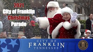 Christmas Parade 2021  City of Franklin [upl. by Hillegass]