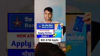 Bank Of India New ATM Card Online Apply Kaise Kare  Boi Debit Card Apply Online [upl. by Dlareg764]