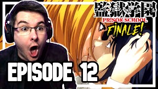 THE FINALE  PRISON SCHOOL Episode 12 REACTION  Anime Reaction [upl. by Nelda]