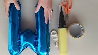 Cómo Desinflar y reciclar tus globos tips para reutilizar globos metálicos [upl. by Arev]