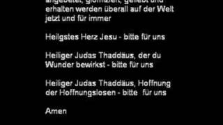 Gebet zum heiligen Judas Thaddäus [upl. by Lraep647]