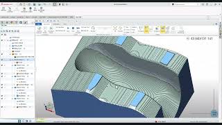 BobCAM v12 3D surface milling [upl. by Blinni]