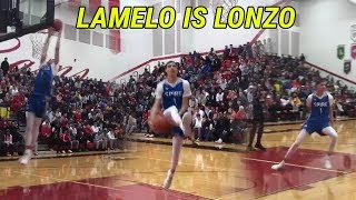 LaMelo Ball Looks UNREAL At Spire Throwing DIMES amp DUNKING Like Lonzo Rocket Watts Is NICE 🔥 [upl. by Blankenship]