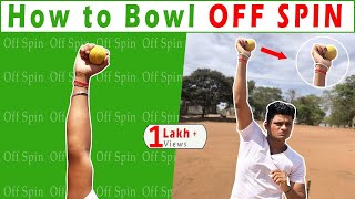 How to do Off Spin with Tennis Ball  Spin Bowling Tips amp Techniques  CricketBio [upl. by Ahsemrak]