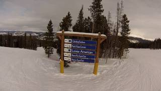 Breckenridge Mountain Tour  Bonanza Intermediate Easy Blue on Peak 9 [upl. by Enecnarf]