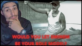 Eminem  Role Model Official Lyric Video EVFAMILYS REACTION [upl. by Flam]