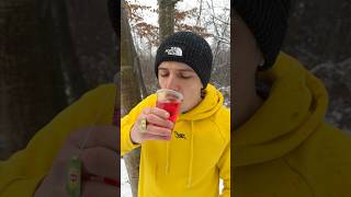 ✅ The guy shows SURVIVAL skills in a snowy FOREST 🔥 camping survival bushcraft outdoors [upl. by Timus]