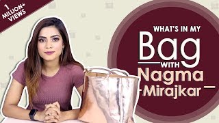 What’s In My Bag With Nagma Mirajkar  Bag Secrets Revealed  Exclusive [upl. by Jamnes]