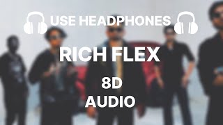 RICH FLEX 8d Audio  Sabi bhinder  Latest Punjabi Songs 2024 [upl. by Acireh]