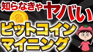 ビットコインのマイニングとは？日本一分かりやすく解説【個人で稼げるの？】 [upl. by Yhtak783]