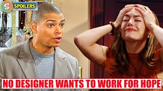 Zende quits job no designers want to work for Hope amp Carter boldandbeautiful [upl. by Yahsal]