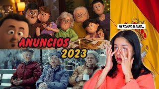 REACCIONO a ANUNCIOS de NAVIDAD ESPAÑOLES 2023 [upl. by Shanney152]