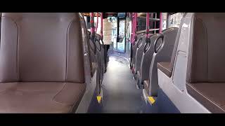 first Glasgow route 77 full journeyBraeheadGlasgow Airport loud bus [upl. by Anaeed]