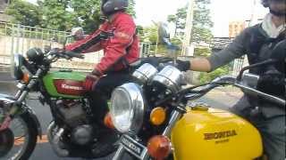 旧車 YAMAHA RD250 YAMAHA RZ250R Kawasaki KH250 HONDA CB400FOUR [upl. by Wehttan]