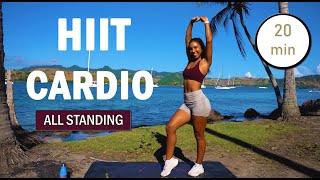 20 MIN SUPER SWEATY HIIT Workout  ALL STANDING  No Repeat QUICK amp EFFECTIVE Home Workout [upl. by Selemas915]