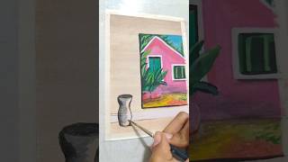 Water Colour Painting shortsfeed shorts paintingideas art artist dailyshorts subscribe [upl. by Ynabla589]