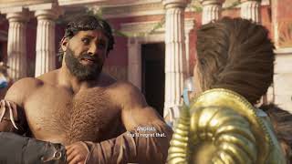 ASSASSINS CREED ODYSSEY WALKTHROUGH 130 ACTOR LIFE THESPIS HOUSE [upl. by Pitarys]