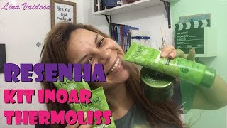 Thermoliss da Inoar em cabelos cacheados ❤️  Lina Vaidosa [upl. by Homovec621]