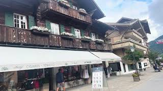 Gstaad Switzerland village my vediotreandingjacqui’sswissvlog [upl. by Sender]