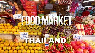 Food market in Chiang Mai Thailand [upl. by Hukill]