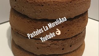 El mejor pan esponja de CHOCOLATE para torta pastel bizcocho de 60 personas [upl. by Roee729]