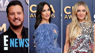 2024 CMAs Kelsea Ballerini Luke Bryan amp More Hit the Red Carpet in Fierce Fashion  E News [upl. by Hinman]