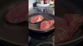 steak with creamy mushroom sauce food lutongbahayisthebest foodvideos yummy [upl. by Edva]