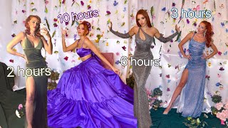 Prom dresses you can make QUICK or u can wear them on a red carpet if ur 2 old 4 prom [upl. by Itin600]