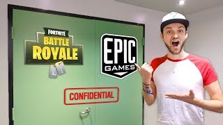 AliA VISITS EPIC GAMES  NEW SECRET Fortnite Battle Royale REVEALED [upl. by Chi268]