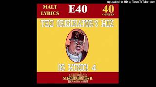 E40 Mixed By R8R Posse On Broadway Sir MixALot [upl. by Isdnil]