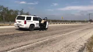 Exclusive Video Shows End of Texas Church Shooter Pursuit 3 min version [upl. by Yatnod9]