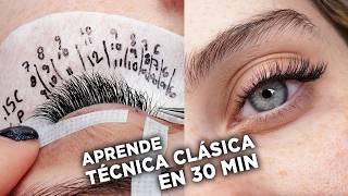 Tutorial Completo de Extensiones de Pestañas Técnica Clásica o 1x1 2024 [upl. by Gessner]