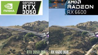 RTX 3050 vs RX 6600 [upl. by Erialcyram]