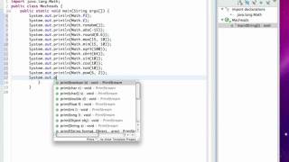 Java Lesson 6  javalangMath [upl. by Ahslek]