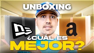 COMPRAR GORRAS en NEW ERA vs COMPRAR en AMAZON  UNBOXING  GorraLAB 110 [upl. by Yrrok332]