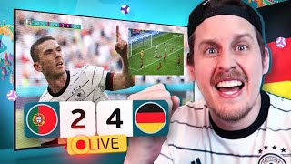 REACTING TO GERMANY VS PORTUGAL EURO 2020 [upl. by Hilaire]