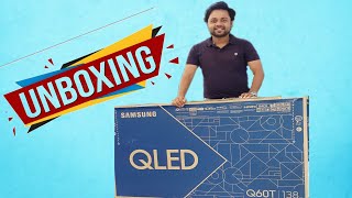 UNBOXING SAMSUNG QLED 55Q60T [upl. by Nahsar]