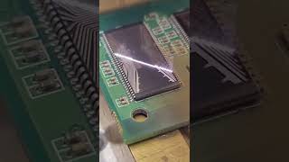 🤯Laser beam delidding an old RAM recorded by lightspeedlaserengraving4939 [upl. by Clay]