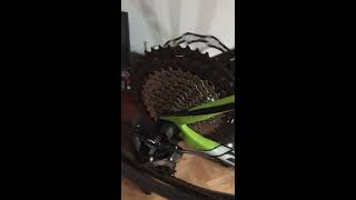 Sram X01 amp XT M8000 1146 cassette [upl. by Yllen18]