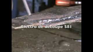 saborfr  Electrode de découpe S81 [upl. by Annuahs827]