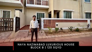 Naya Nazimabad Exclusive House Tour of Block B  120 Square Yards [upl. by Hebrew806]